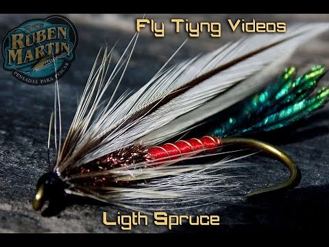 Ligth Spruce fly tying instructions by Ruben Martin