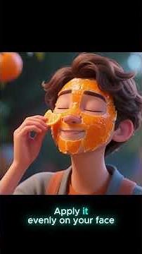 DIY orange peel face masks for glowing and clear skin