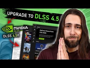 Upgrade to DLSS 4.5 in SUPER EASY steps!! Nvidia APP, DLSS Swapper & Profile Inspector!