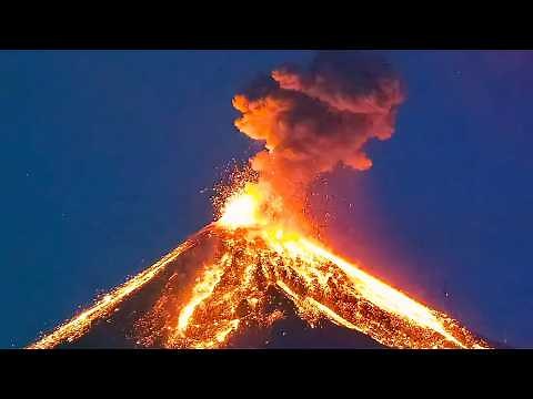 4:47am: Large Eruption of Fuego Volcano in Guatemala (June 12, 2026)