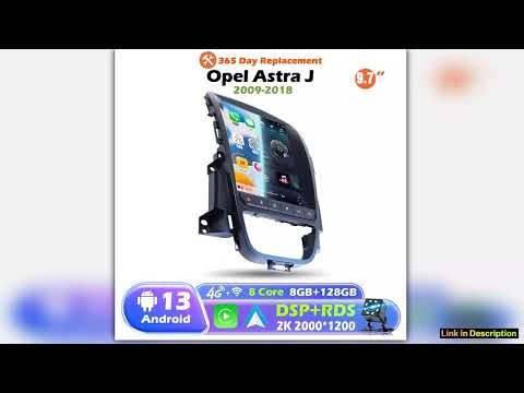 97 Android 13 Car Radio For Opel Astra J 20092015 Auto GPS Navigation Head Unit Multimedia Video Pl