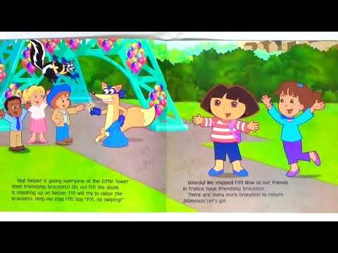 DORA THE EXPLORER "DORA'S WORLD ADVENTURE!" Read Aloud Storybook for kids, children