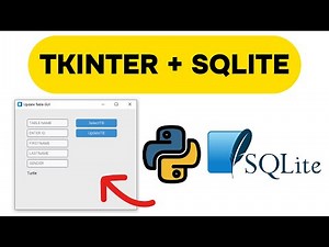 Customtkinter and SQLite with Python Lesson 5 - Update Table