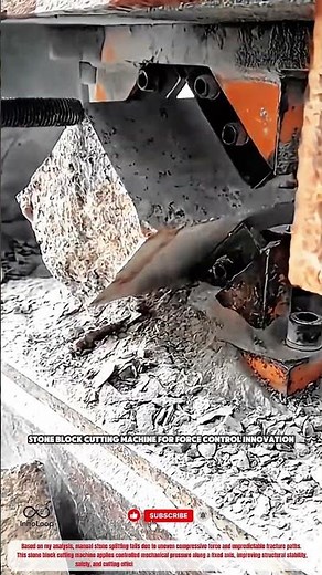 Stone Block Cutting Machine for Force Control Innovation