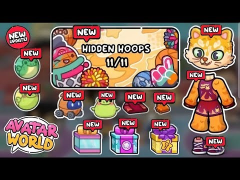 NEW UPDATE!! ALL HIDDEN HOOPS SECRETS IN AVATAR WORLD // AVATAR WORLD SECRETS // AVATAR DOLLY