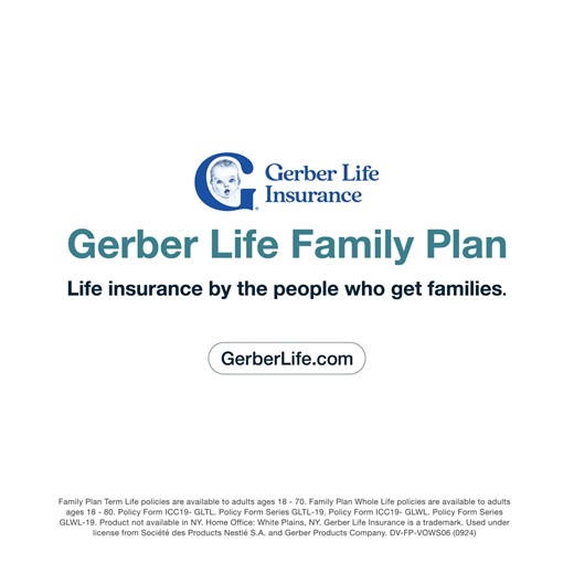 Budget-friendly life insurance for you and your spouse - all on one policy. And if your plans include children, the Gerber Life Family Plan does, too. | Gerber Life