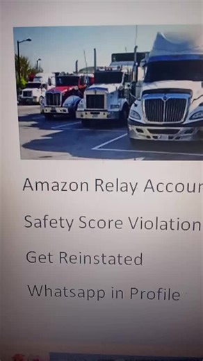 Amazon relay safety score explained #freight #trucktok #amazonrelay #dispatch #trucking