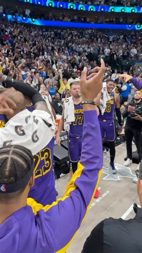 A response from the crowd as Luka walks off the court! 👏 | NBA