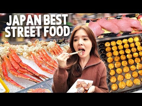 KULINER STREET FOOD JEPANG DI KUROMON MARKET!