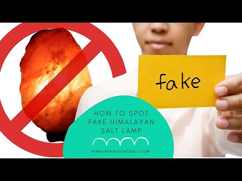 How To Spot Fake Himalayan Salt Lamp