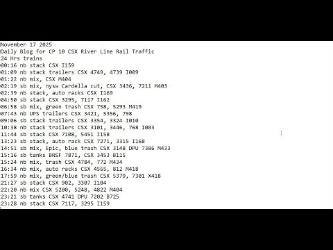 November 17 2025 BigTrains.TV CP 10