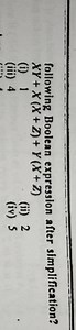 following Boolean expression after simplification?X Y   X ( X ... | Filo