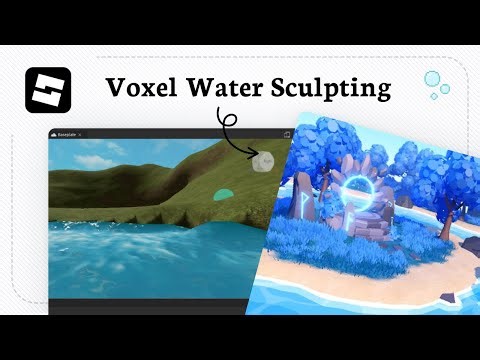 How to make a river using terrain editor in Roblox Studio