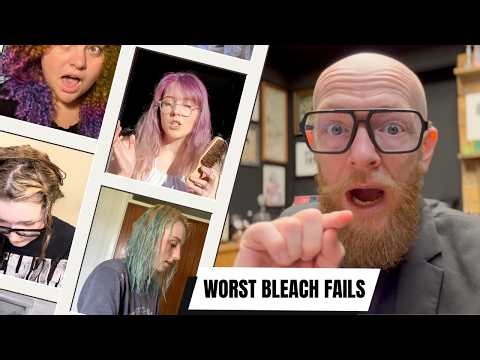 Hairdresser Reacts to Platinum Blonde Hair Fails | Worst Bleach Fails