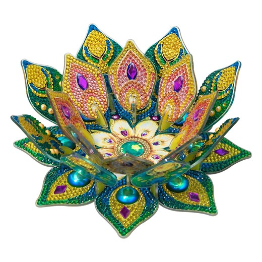 DIY Rhinestone Lotus Diffuser Base – Handmade Diamond Art Craft Kit - Etsy UK