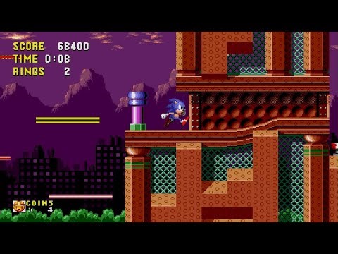 Sonic Origins: Sonic The Hedgehog Spring Yard Zone Act 1 [1080 HD]