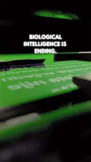 The End of Biological Intelligence; Homo Digitalis🧠💻