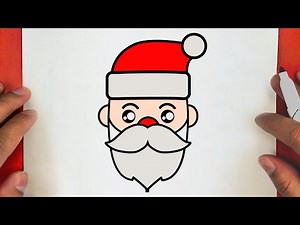 HOW TO DRAW A SANTA CLAUS,STEP BY STEP, DRAW Cute things