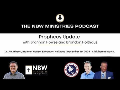 BONUS PODAST: Prophecy Update with Brannon Howse and Brandon Holthaus