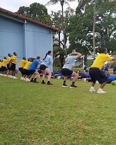 🇵🇬🤝🇦🇺 Physical Training with your Wantok! Papua New Guinea Defence Force recruits and Bravo Company conducting morning PT together 🟩🟦🟩 | 1st Battalion, The Royal Australian Regiment