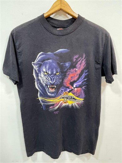 Vintage Harley-davidson Panther Graphic T-shirt | 1990s |black Panther - Etsy