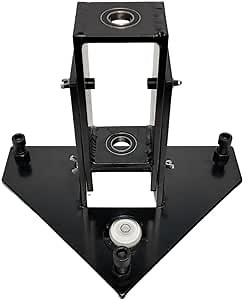 Pool Fence Hammer Drill Guide – Pool Safety Fence Installation Tool, Adjustable Angle 5/8 Inch Drilling Jig with Bubble Level for DIY Removable Pool Fence Peg Pole Installations