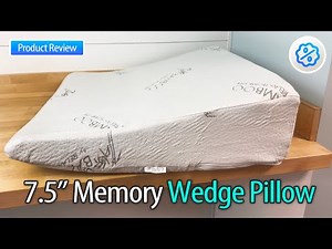 Sleep More Comfortably | 7.5” Bed Wedge Pillow Review