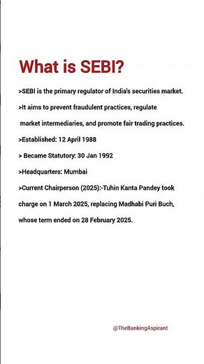 What is SEBI? 📈 | SEBI Full Form, Functions & Facts#bankexam #shorts