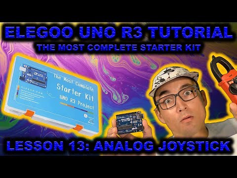 🔥 Elegoo R3 Uno Starter Kit Tutorial: Lesson 13 - Analog Joystick 🔥