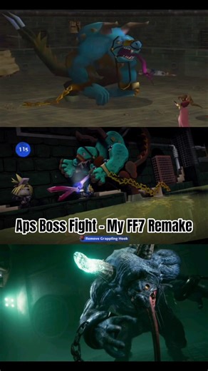 Aps Boss Fight from my FF7 Remake #shorts #finalfantasy7 #ff7 #finalfantasy #gaming #fanmade #ff7r