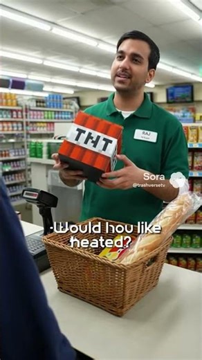 Heated TNT #minecraft #memes #shorts