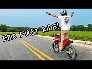 EPIC First Ride on My 2023 Honda CRF125FB - With Outtakes!