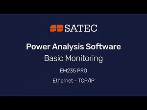 Overview of Power Analysis Software using a SATEC EM235 PRO