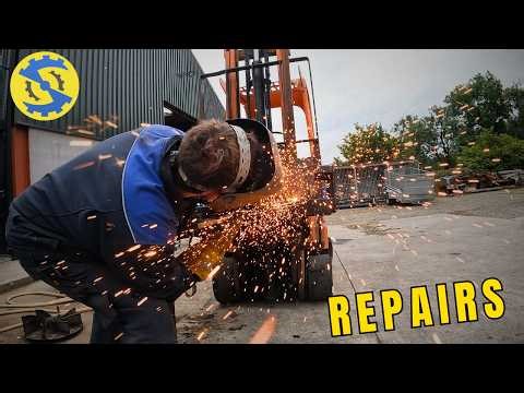 Bale Spike Repair #engineering #workshop #farming #welding