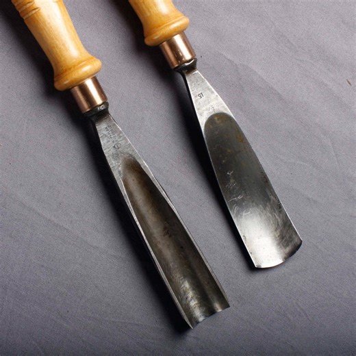 Set of 2 Carving Gouges by HENRY TAYLOR Long Handle - Etsy