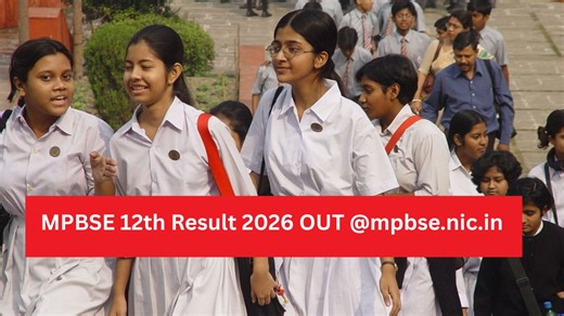 MPBSE 12th Result 2026 OUT; Check Online @mpbse.nic.in