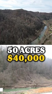 50 Riverfront Acres - $40,000 | Log Homes