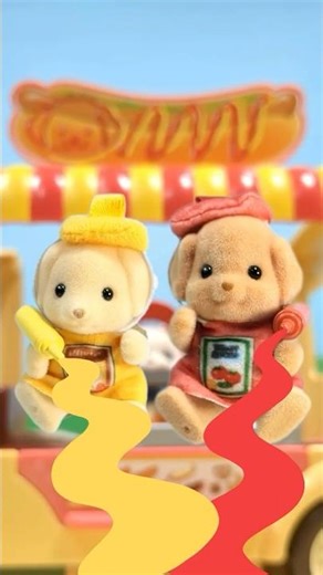 【シルバニア】🌭あつまれ！赤ちゃんセット-ホットドッグ-🌭〈公式〉#shorts #シルバニアファミリー #miniature