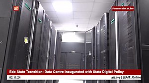 1K views · 18 reactions | Edo State Transition: Data Centre inaugurated with State Digital Policy | AIT Online | Facebook