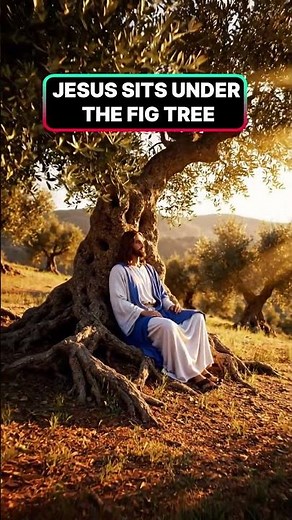 Jesus Sits Under the Fig Tree 🌳✝️ | Reflection, Faith & Teachings of Christ
