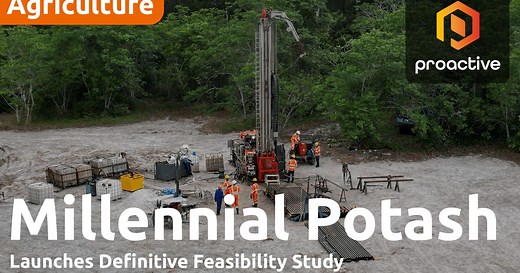 Millennial Potash launches definitive feasibility study at Banio Project in Gabon