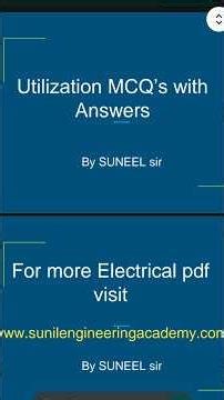 UTILISATION MCQ PART 1 🔥 | RRB JE 2026 | SSC JE 2026 | Must Watch ⚡#RRBJE2026 #SSCJE2026