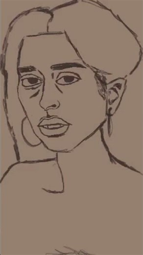 Portrait sketching Practice on Procreate