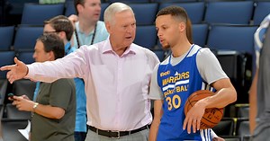 In Pictures: Steph Curry pays tribute to Jerry West with montage of pics from NBA legend's Warriors executive days