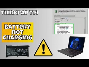 How to fix Thinkpad T14 Battery Not Charging “Plugged In, Not Charging”|| Charging problem fix