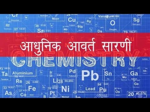 आधुनिक आवर्त सारणी | Modern Periodic Table in Hindi | Class 10/11 Chemistry Easy Explanation