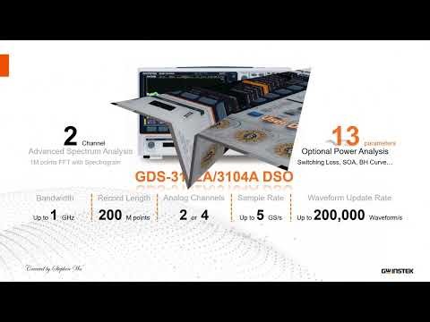GW INSTEK GDS-3100A Series 1 GHz Digital Storage Oscilloscope Overview