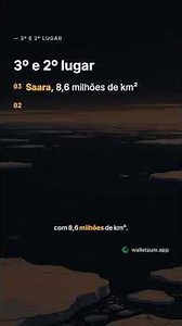 Sahara só fica em 3º lugar, o maior deserto do mundo é todo de gelo