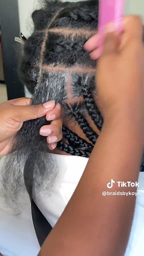 Boho Knotless Hair Tutorial with Pro Braid & Loc Gel