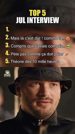 🍿TOP 5 JUL interview de l'espace 👽